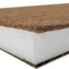 MARINI Materatze Kokos–Schaum–Kokos 120×60 weißer Stoff