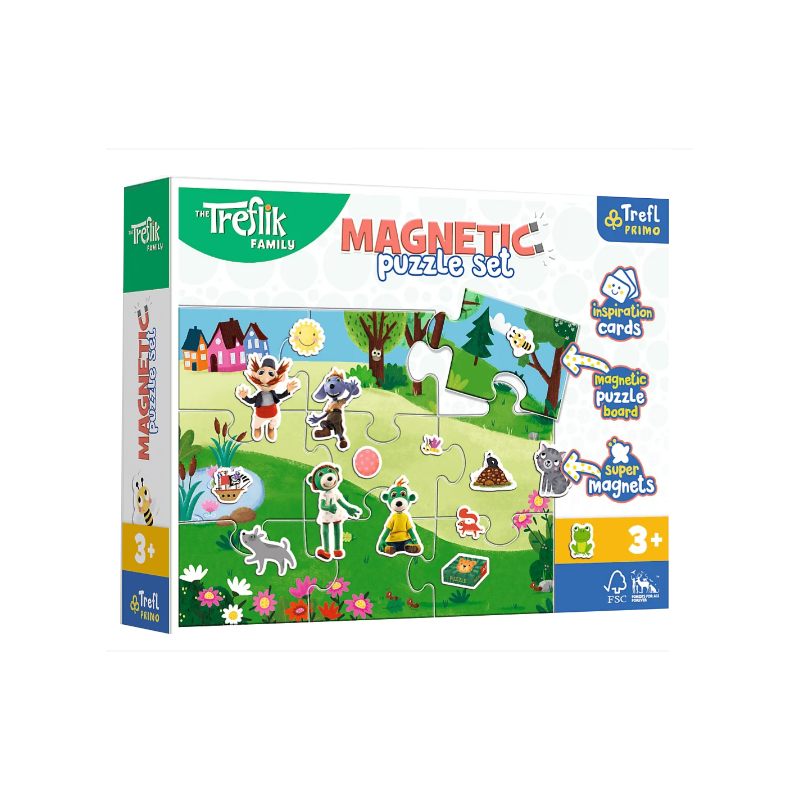 TREFL 93166 Magnetisches Puzzle - Treflika-Tag