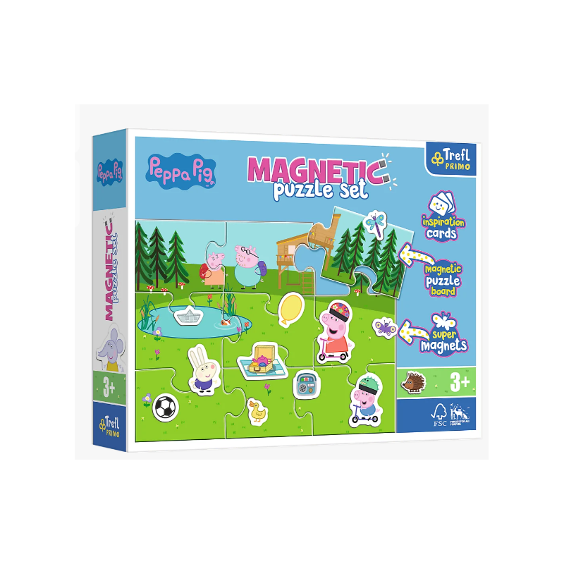 TREFL 93164 Magnetische Puzzles – Peppas Spiele