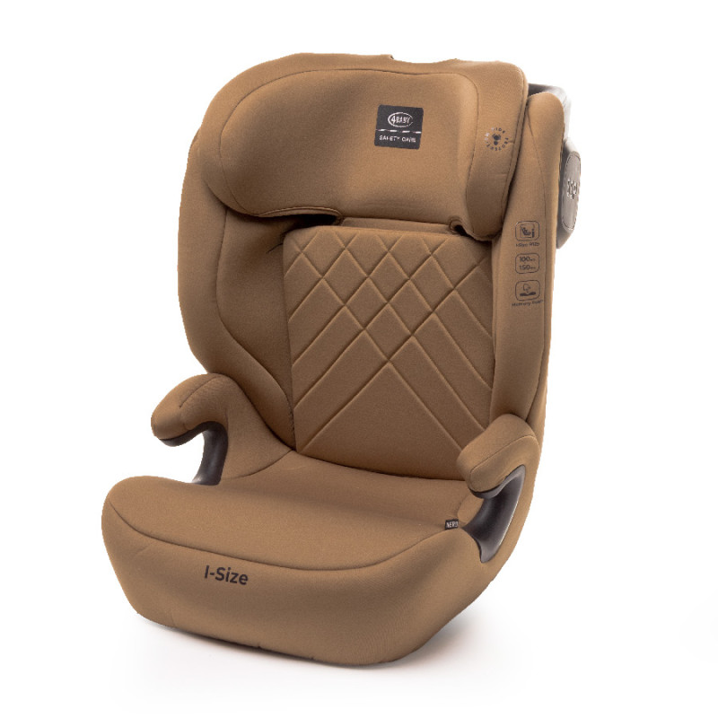 4 BABY Kindersitz NERO 100-150 cm MOKKA I-SIZE
