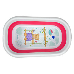 MILLY MALLY Faltbare Badewanne Aqua Pink