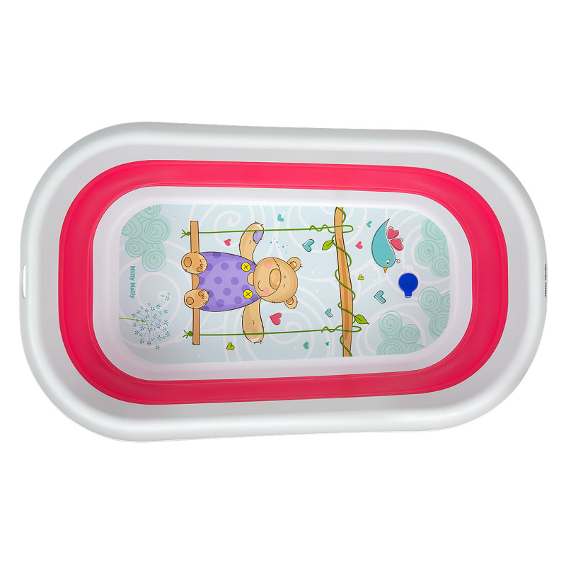 MILLY MALLY Wanienka składana Aqua Pink