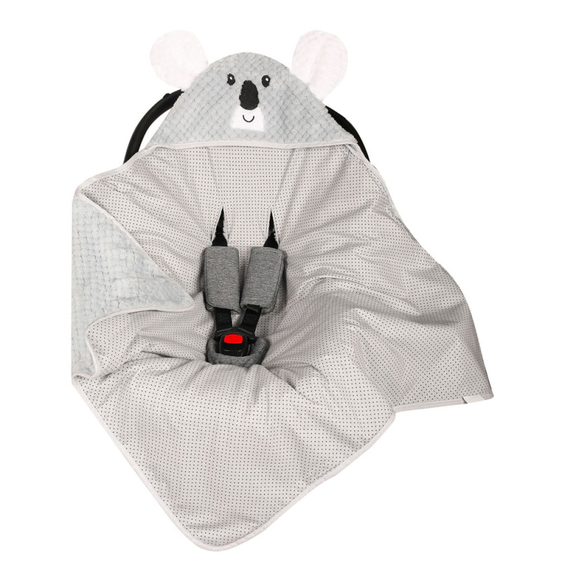 DUET BABY 699 Einschlagdecke für den Kindersitz ANIMALS