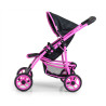 MILLY MALLY 5519 Puppenwagen Natalie Prestige Black