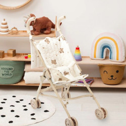 WOOPIE 56027 Royal Puppenwagen Vintage Teddy Bear