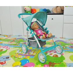 MILLY MALLY 3105 Wózek dla lalek Natalie Prestige Mint