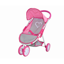 MILLY MALLY 2728 Puppenwagen Susie Prestige Pink