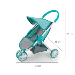 MILLY MALLY 3106 Puppenwagen Susie Prestige Mint