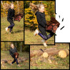Hobby Horse Skippi Bernstein - Pferd am Stock für Kinder - A3 Zaumzeug