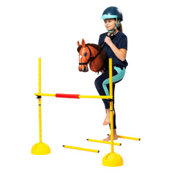 Hobby Horse Skippi Bernstein - Pferd am Stock für Kinder - A3 Zaumzeug