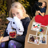 Hobby Pferd Spielzeug für Mädchen Stockpferd A3