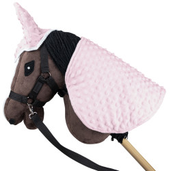 Skippi Decke und Ohrschützer für Hobby Horse - Rosa - Universalgröße