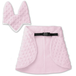 Skippi Decke und Ohrschützer für Hobby Horse - Rosa - Universalgröße