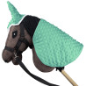 Skippi Decke und Ohrschützer für Hobby Horse - grün - pastell