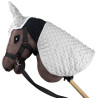 Skippi Decke und Ohrschützer für Hobby Horse - grau - Universalgröße