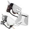 Skippi Decke und Ohrschützer für Hobby Horse - grau - Universalgröße