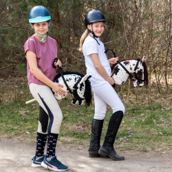 Skippi Hobby Horse  tarantowaty - biało czarny - prezent na dzień dziecka