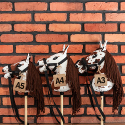 Hobby Horse Skippi A5 Vogelspinne – weiß und braun