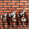 Hobby Horse Skippi A5 Vogelspinne – weiß und braun