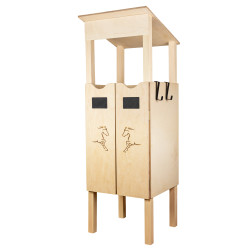 Stall für Steckenpferd – original, aus Holz, polnische Produktion von Skippi