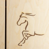 Stall für Steckenpferd – original, aus Holz, polnische Produktion von Skippi