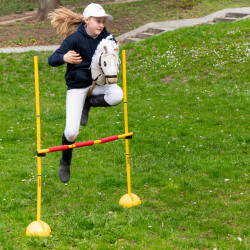 Hobby Horse Skippi Mandel A3 - Halfter und Zügel im Set - hell mandelfarben
