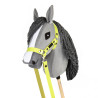 Skippi Kantar dla Hobby Horse - wodze, ekoskóra - jasny zielony