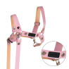 Skippi Trense für Hobby Horse - Zügel, Kunstleder - Rosa