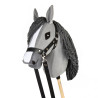 Skippi Kantar dla Hobby Horse - wodze, ekoskóra - czarny