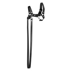 Skippi Kantar dla Hobby Horse - wodze, ekoskóra - czarny