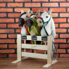 Hobby Horse Skippi Karmel A3 – Halfter und Zügel inklusive – beige