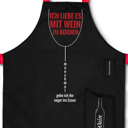 Schürze für kochende Frau
