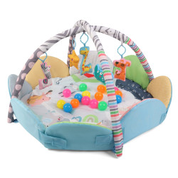 MILLY MALLY 6144 TinyMini JL639-2A 2-in-1 Zoo-Blumen-Aktivitätsmatte