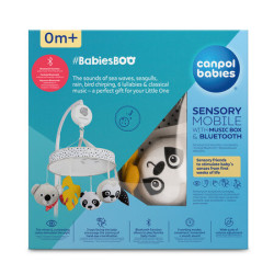 CANPOL 68/093 Sensorisches Mobile mit Spieluhr/Bluetooth BabiesBoo