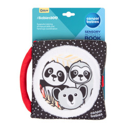 CANPOL 68/088 Sensorisches Manipulationsbuch BabiesBoo Panda