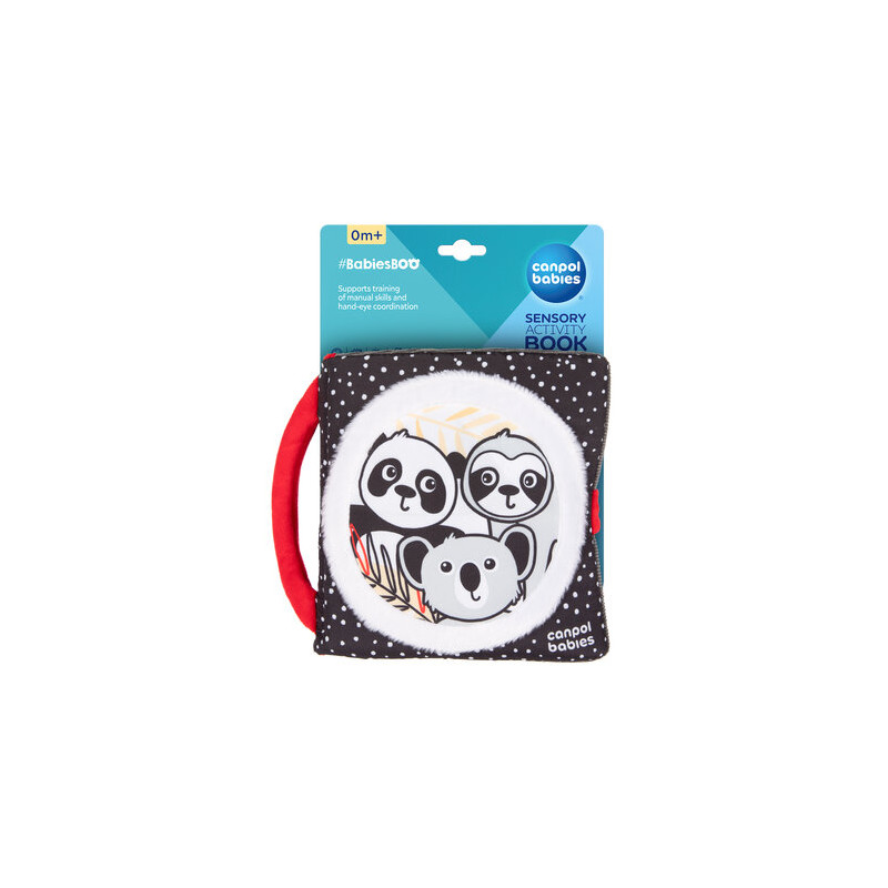 CANPOL 68/088 Sensorisches Manipulationsbuch BabiesBoo Panda