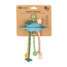 PETITE&MARS 579767 Silikon-Sensorikspielzeug Crazy Rocket Frosted Sky