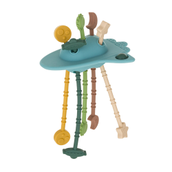 PETITE&MARS 579767 Silikon-Sensorikspielzeug Crazy Rocket Frosted Sky