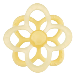 CANPOL 2/813 Sensorischer 2-in-1-Blumen-Beißring aus Silikon