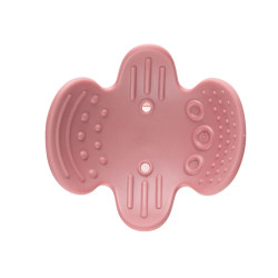 CANPOL 56/610 Sensorische Rassel mit Beißring rosa